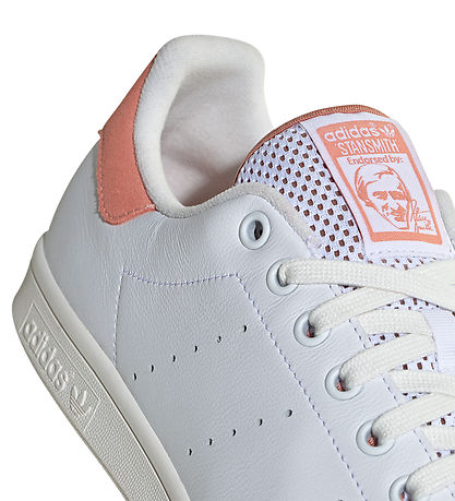 adidas Originals Skor - Stan Smith - Vit/Ltt Orange