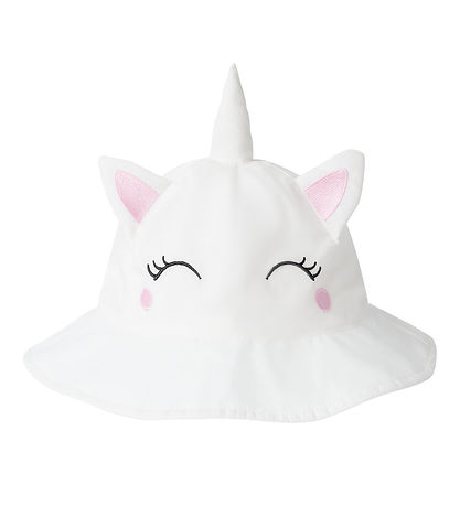 Name It Sommarhatt - NmfFida - Bright White/Unicorn
