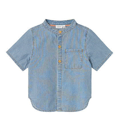 Name It Shirt - NmmStripe - Light Blue Denim