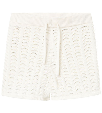 Lil' Atelier Shorts - Strick - NbfJohanna - Kokosmilch m. Hulm