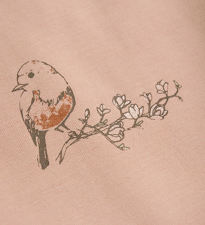Fixoni Stuttermabolur - Mahogany Rose