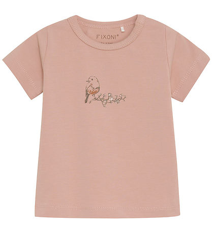 Fixoni T-Shirt - Mahogany Rose
