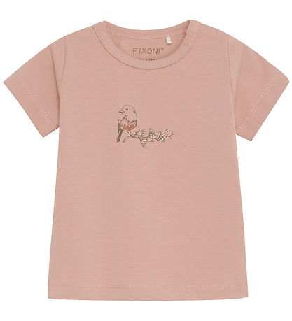 Fixoni T-shirt - Mahogany Rose