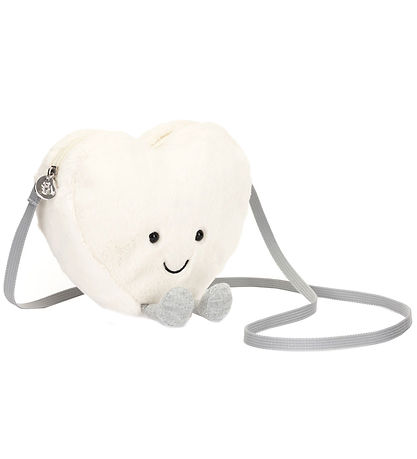 Jellycat Tasche - 18x17 cm - Amuseables Cream Heart Tasche
