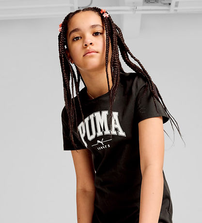 Puma Stuttermabolur - Hópur Tee - Svart