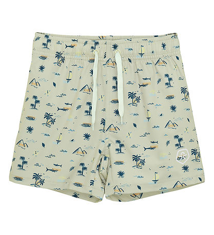 Color Kids Shorts de Bain - Aop - Mousse de mare