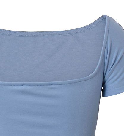 Hound Stuttermabolur - Baklaus - Light Blue