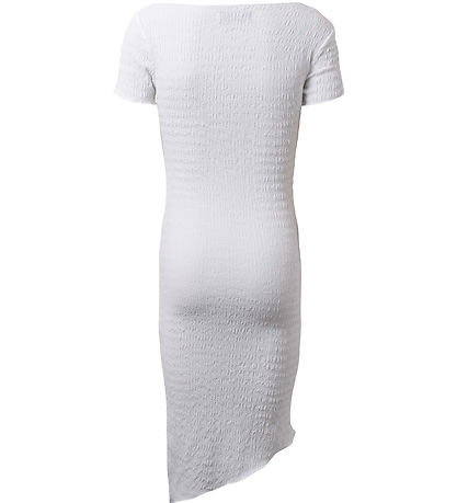 Hound Kleid - Asymmetrisch - Weiß m. Struktur