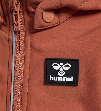 Hummel Softshell jakki M. Flís - hmlMars - Kopar Brown