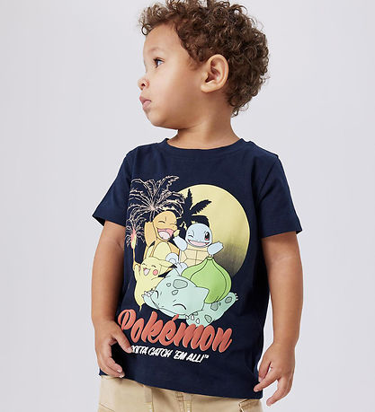 Name It T-shirt - NmmMatinis Pokémon - Dark Sapphire