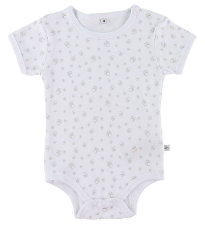 Pippi Baby Bodysuit k/æ - 4-Pack - Harbor Mist