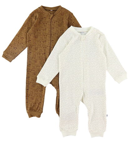 Pippi Baby-Strampler - Schlafanzug - 2er-Pack - Lametta