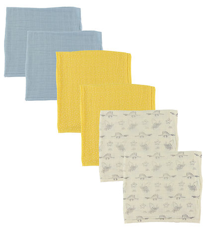 Pippi Muslin Cloths - 6-Pack - 65x65 cm - Snapdragon