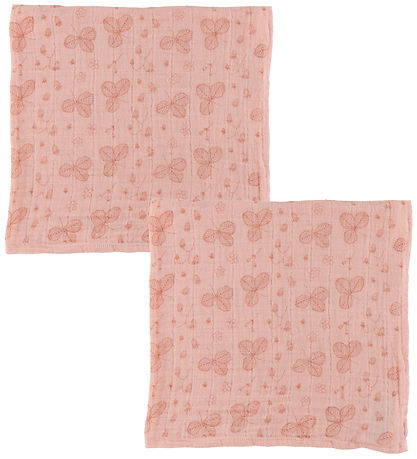 Pippi Muslin Cloths - 6-Pack - 65x65 cm - Veiled Rose