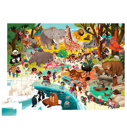 Crocodile Creek Jigsaw Puzzle - 48 Bricks - Day at the Zoo