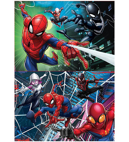 Educa Jigsaw Puzzle - 2x100 Bricks - Spider-Man