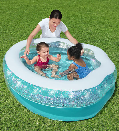 Bestway Kiddy Pool - 150x127x43 cm - Transparent Turquoise w. Gl