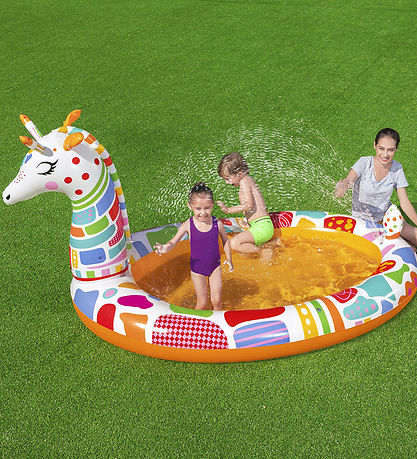 Bestway Sprinklerbecken - 266 x 157 cm - Groovy Giraffe Sprühger