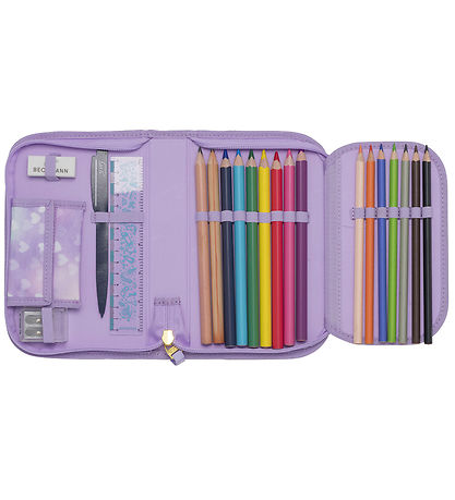Beckmann Federmäppchen m. Inhalt - Unicorn Princess - Purple