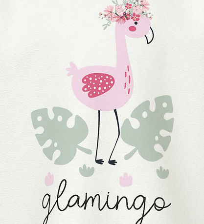 Name It T-paita - NmfVigea - Bright White/Flamingo