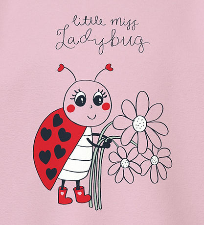 Name It Top - NmfVigea - Parfait Pink/Ladybug