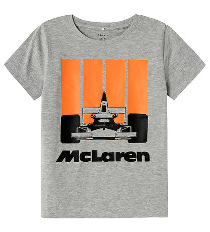 McLaren T-shirt - NkmMateo - Grey Melange