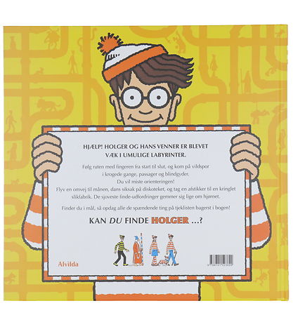 Alvilda Book - Find Holger I The Labyrinth - Danish