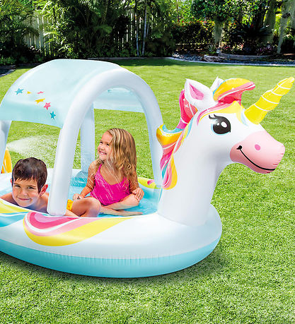 Intex Kiddy Pool - Unicorn Spray Pool - 254x132x109 cm - 130 L