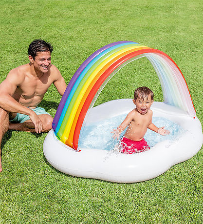 Intex Kiddy Pool - Rainbow Cloud Baby Pool - 82 L