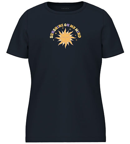 Name It T-shirt - 2-Pack - NkfVeen - Bright White/Dark Sapphire