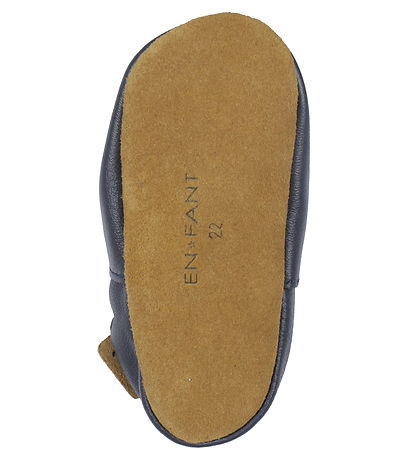 En Fant Soft Sole Leather Shoes - Blue Night
