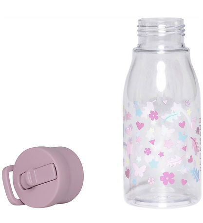 Beckmann Water Bottle w. Spout Lid - 400 mL - Pink