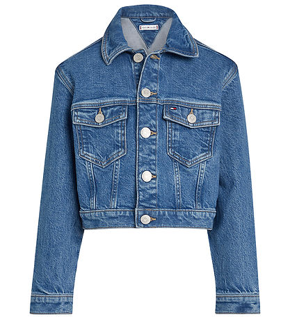 Tommy hilfiger girls denim jacket clearance