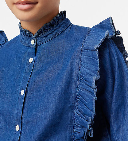 Molo Shirt - Raphaella - Mid Blue Wash