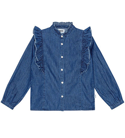 Molo Shirt - Raphaella - Mid Blue Wash