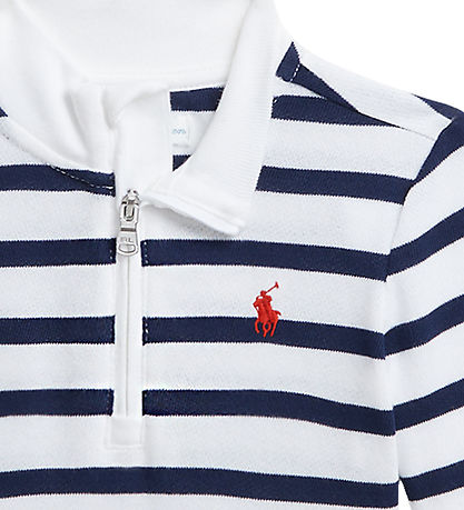 Polo Ralph Lauren Bluse/Shorts - Weiß/Navy Gestreift