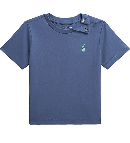 Polo Ralph Lauren Stuttermabolur - Blue Himnaríki
