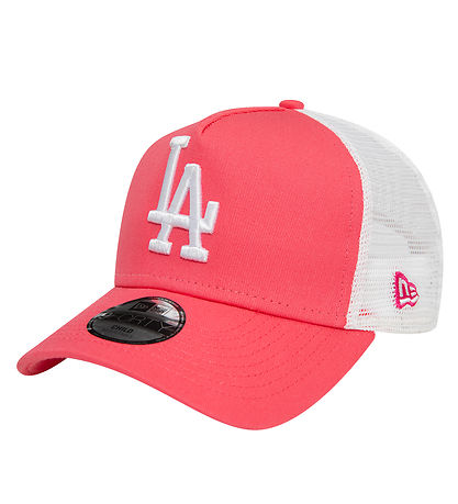 New Era Cap - 9Fjörutíu - Dodgers - Bleikt/Hvítur