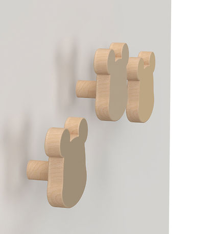 Cam Cam TräKnoppar - 3-pack - 7x7x6,5 cm - Björn