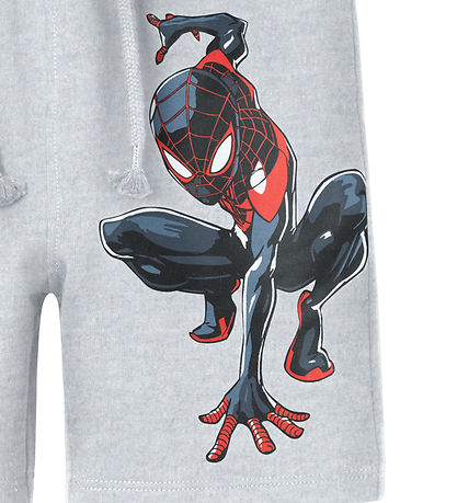Shorts en Molleton Name It - NmmMu Spider-Man - Light Grey Melan