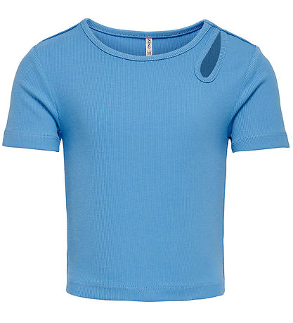 Kids Only Stuttermabolur - Noos - Rib - KogNessa - Azure Blue