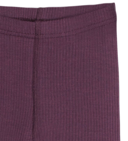 Hust and Claire Leggings - Rib - Wool - Lee - Plum Wine
