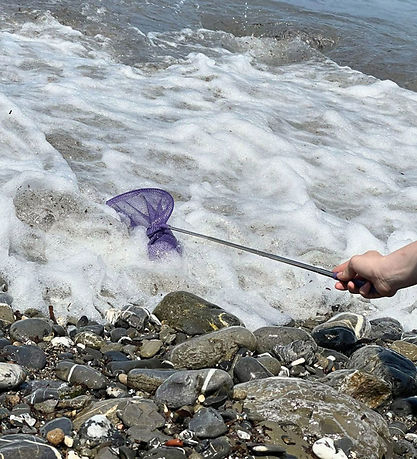 Follow the Duck Net - Telescopic Net - Dark Purple
