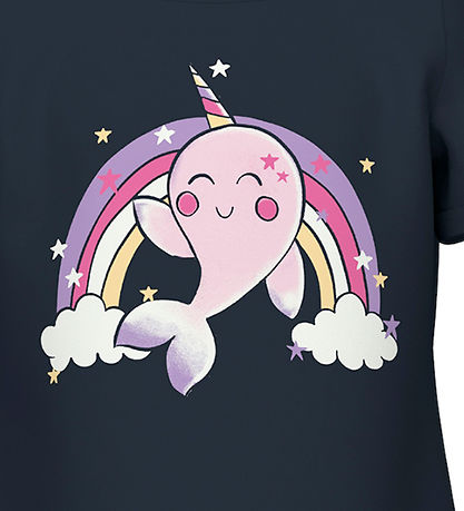 Name It T-shirt - NmfVix - Dark Sapphire/Whale
