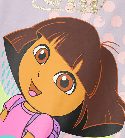 Name It T-shirt - NmfMulsa Dora - Orchid Petal w. Glitter