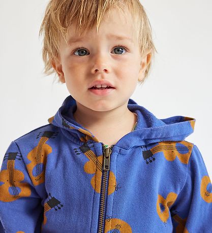 Bobo Choses Joggingpeysa -rennd - Dökkblátt Blue M. Gítar