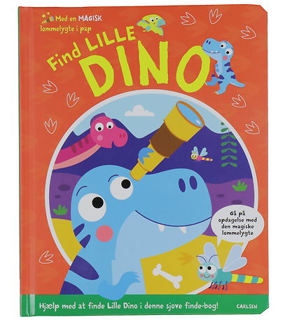 Forlaget Carlsen Book w. Magic Flashlight - Find Little Dino - D