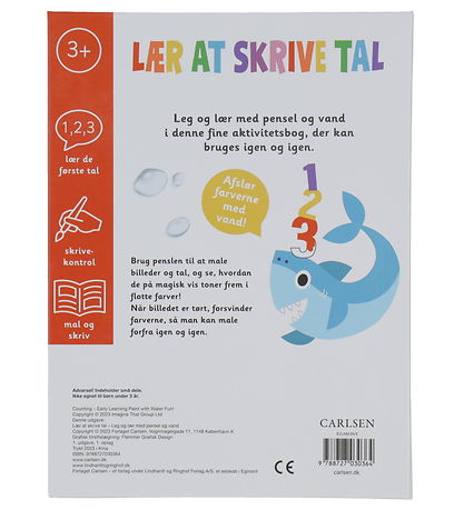 Forlaget Carlsen Activity Book - Lhonor to write Numbers - Danis