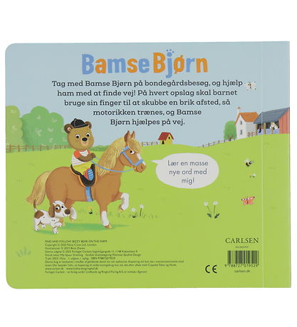 Forlaget Carlsen Book - Find the Way with Soft Toy Bjorn: At the