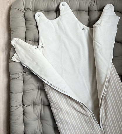 Pine Cone Sleeping Bag - 0-6 Mths. - Beige Stripe